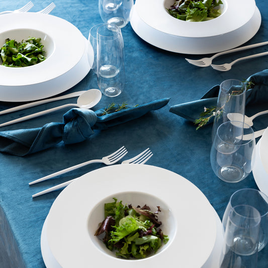 Velvet Teal Napkins- Set of 6