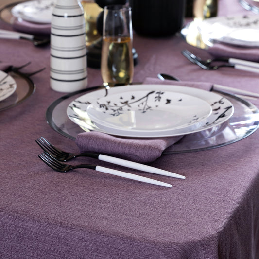 Linen Lavender tablecloth