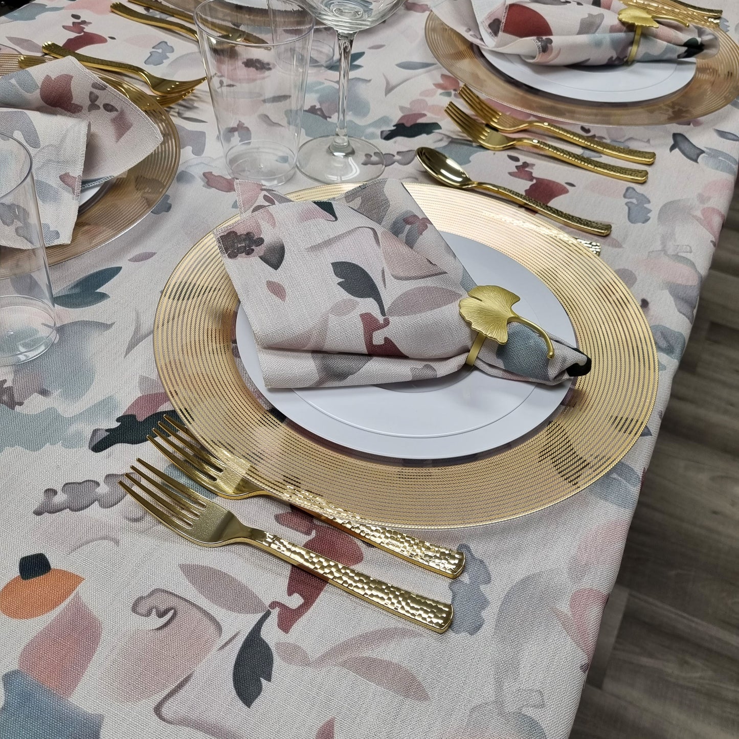 Pastel Print Napkins - Set Of 6