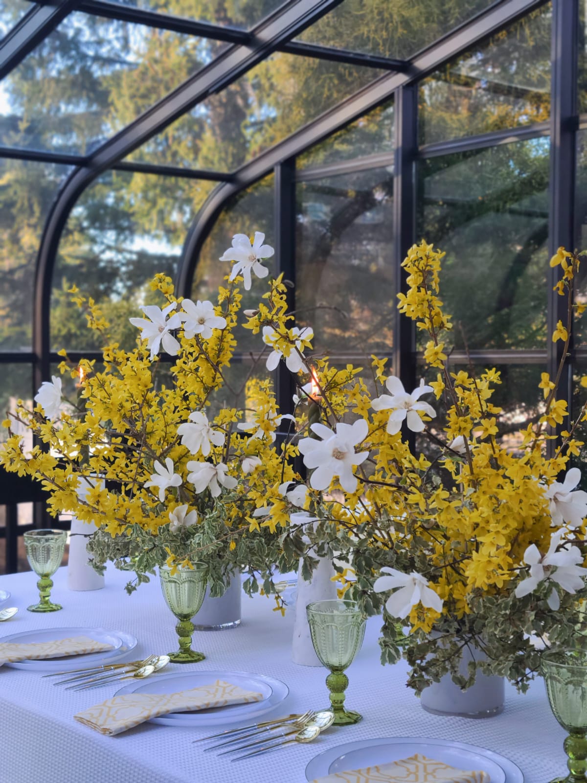 White Waffle Tablecloth