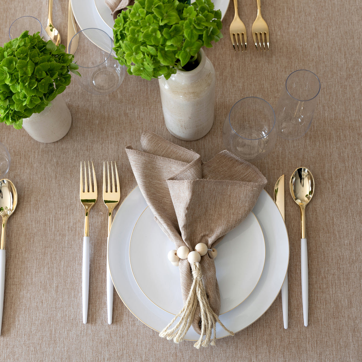 Tassles Napkin Rings - Set Of 6