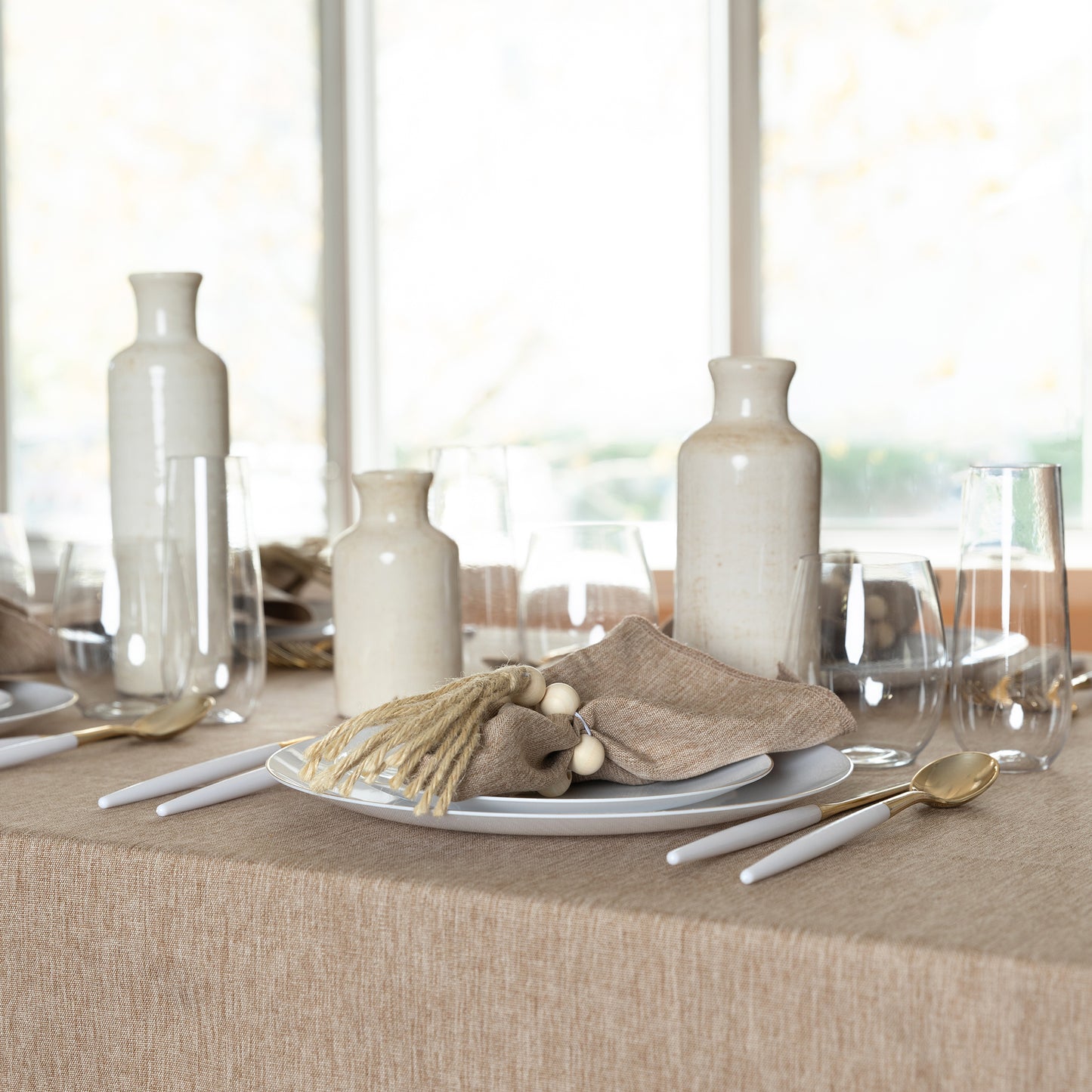 Linen Sand Napkins- Set of 6