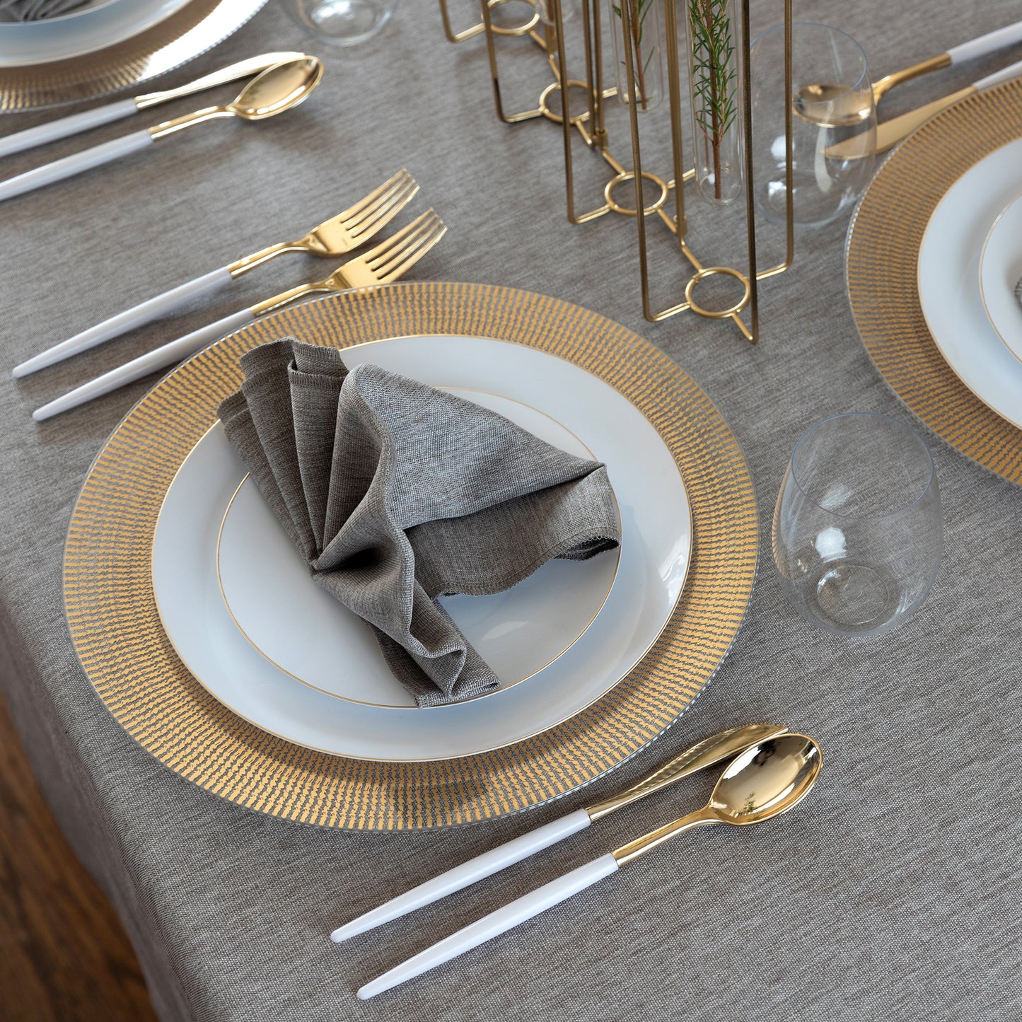 Linen Grey Napkins- Set of 6