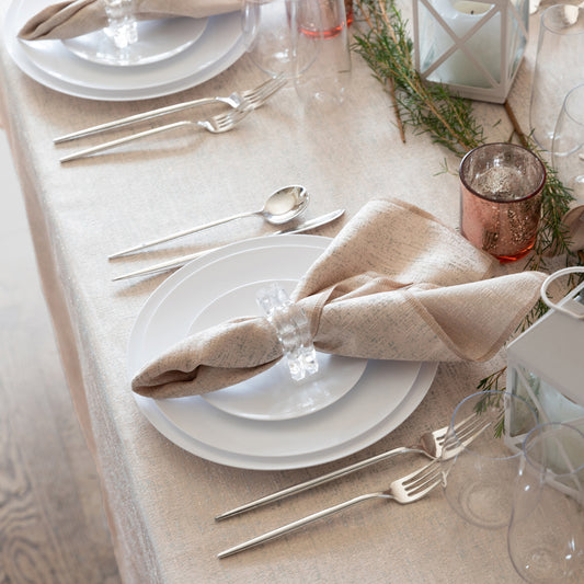 Lucite Napkin Rings - Set Of 6