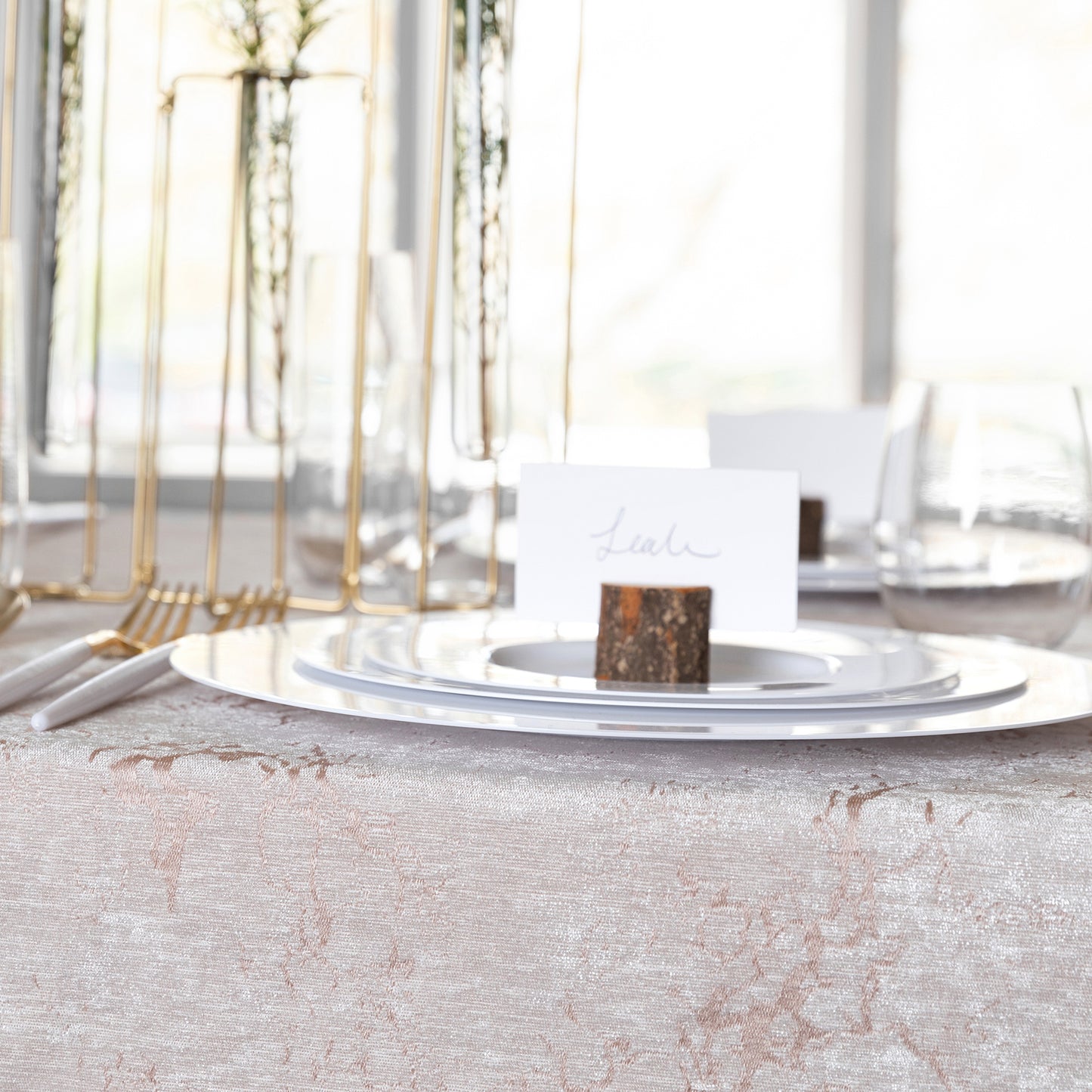 Wooden Place Card Holders - Set Of 6