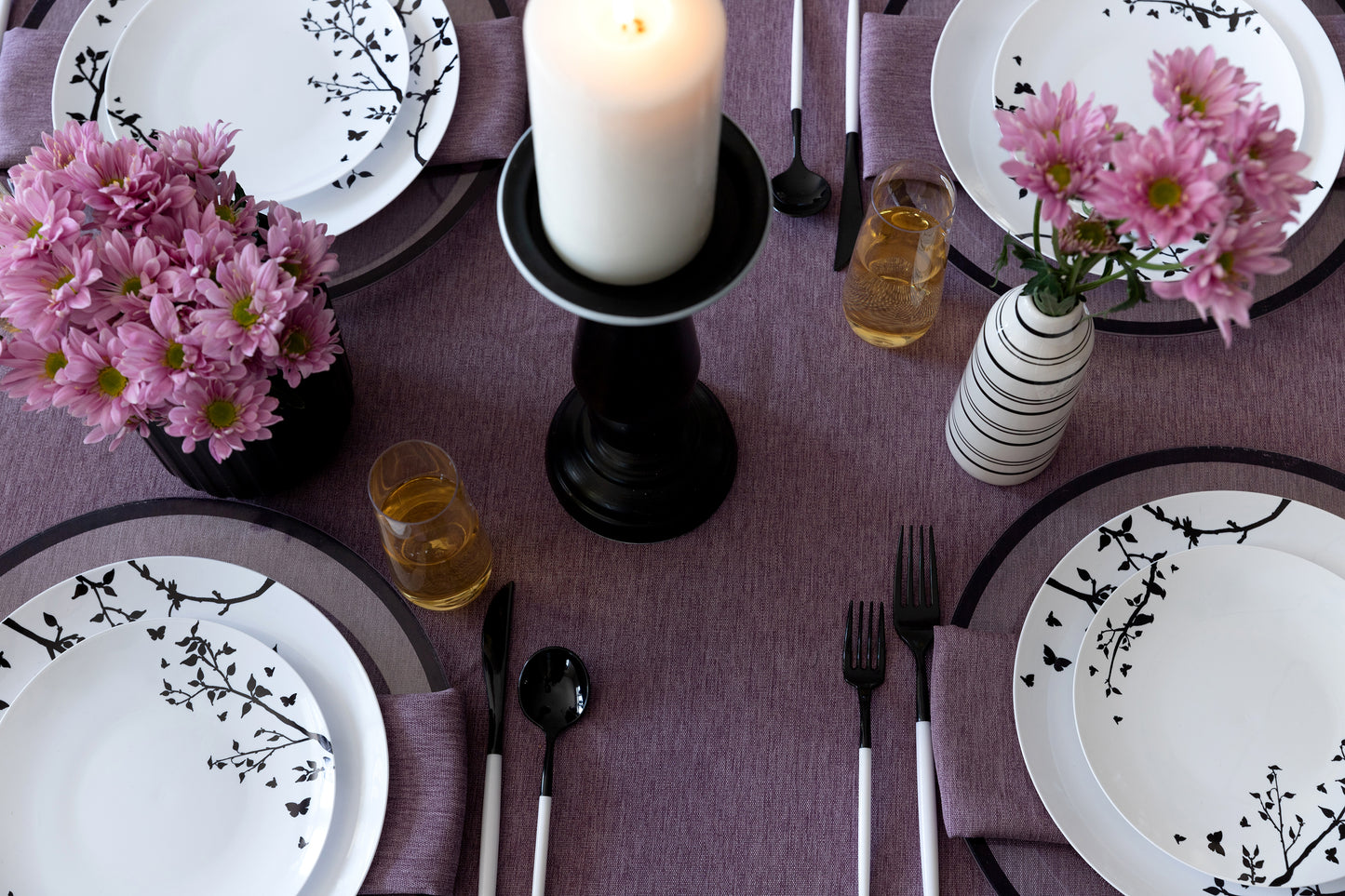 Linen Lavender tablecloth