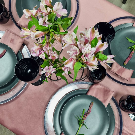 Velvet Mauve Tablecloth