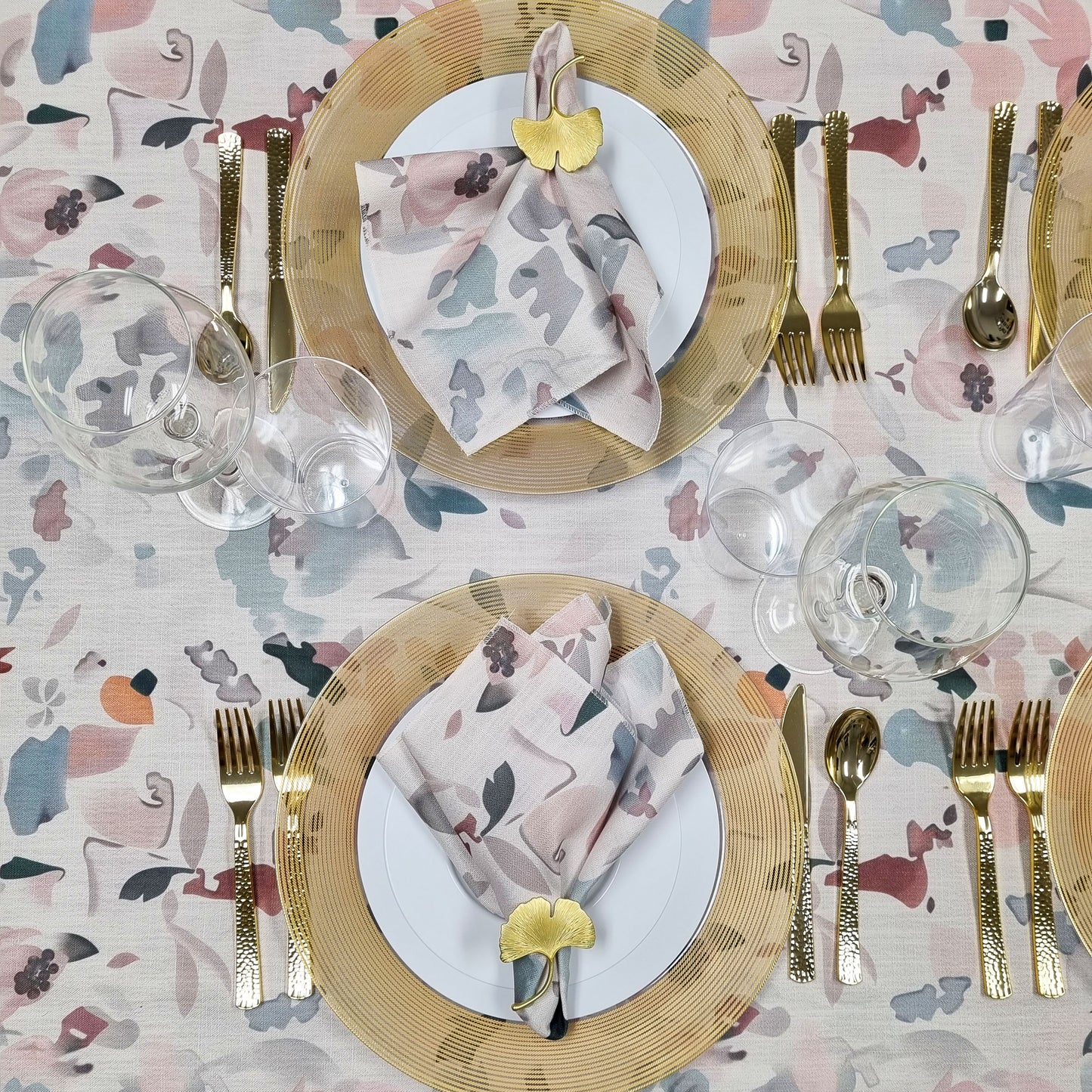 Pastel Print Napkins - Set Of 6