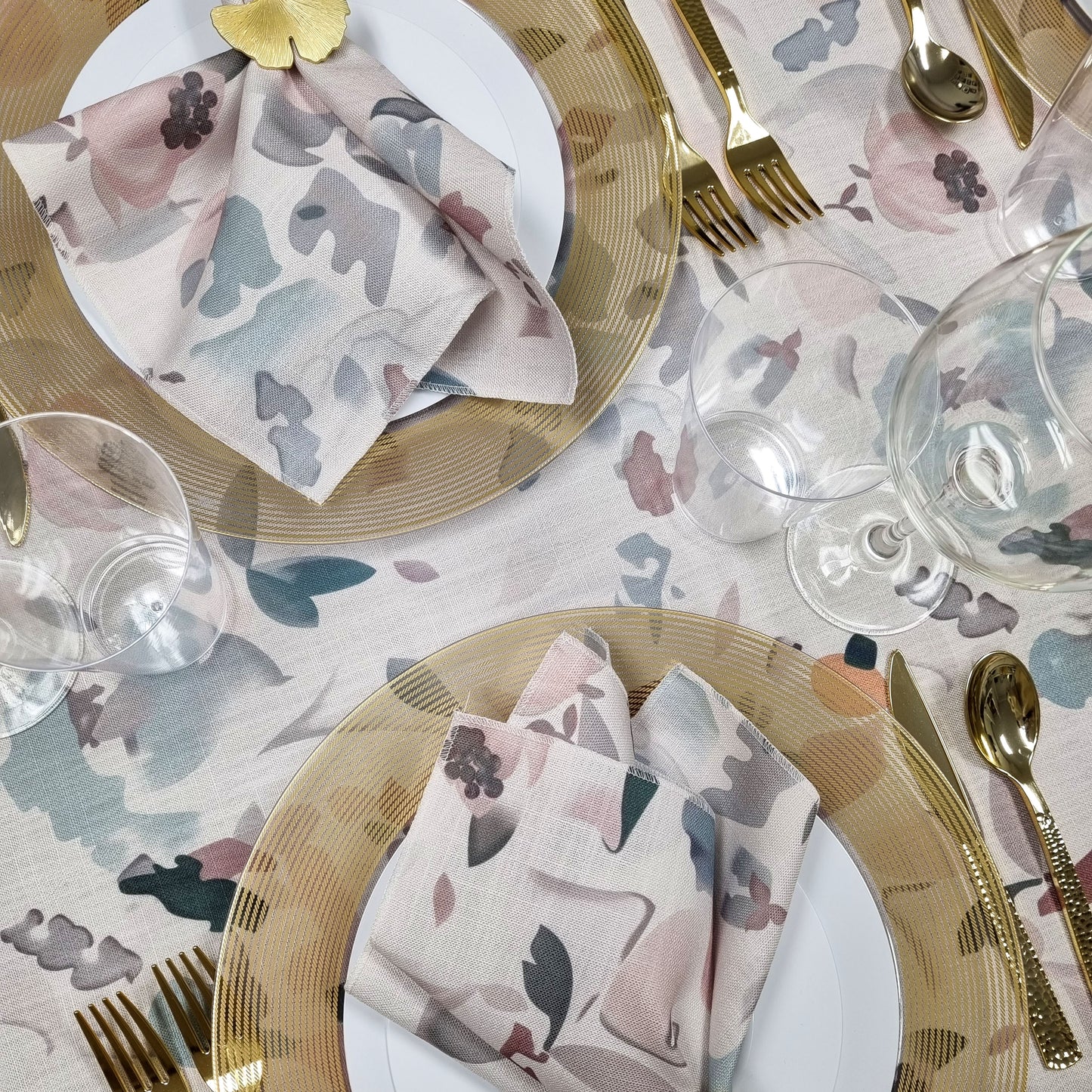 Pastel Print Napkins - Set Of 6