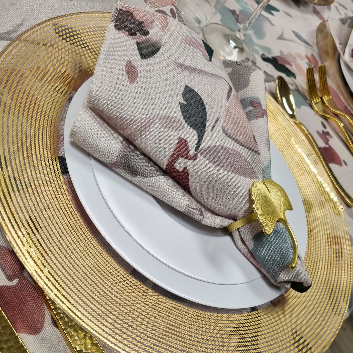 Pastel Print Tablecloth