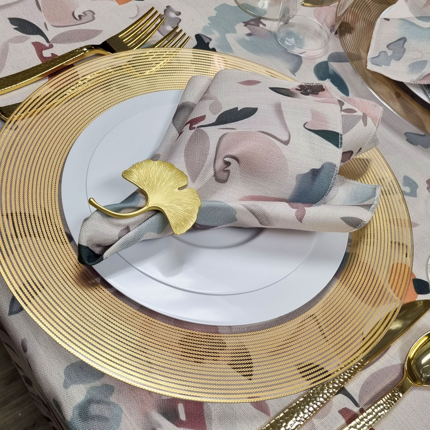Pastel Print Tablecloth