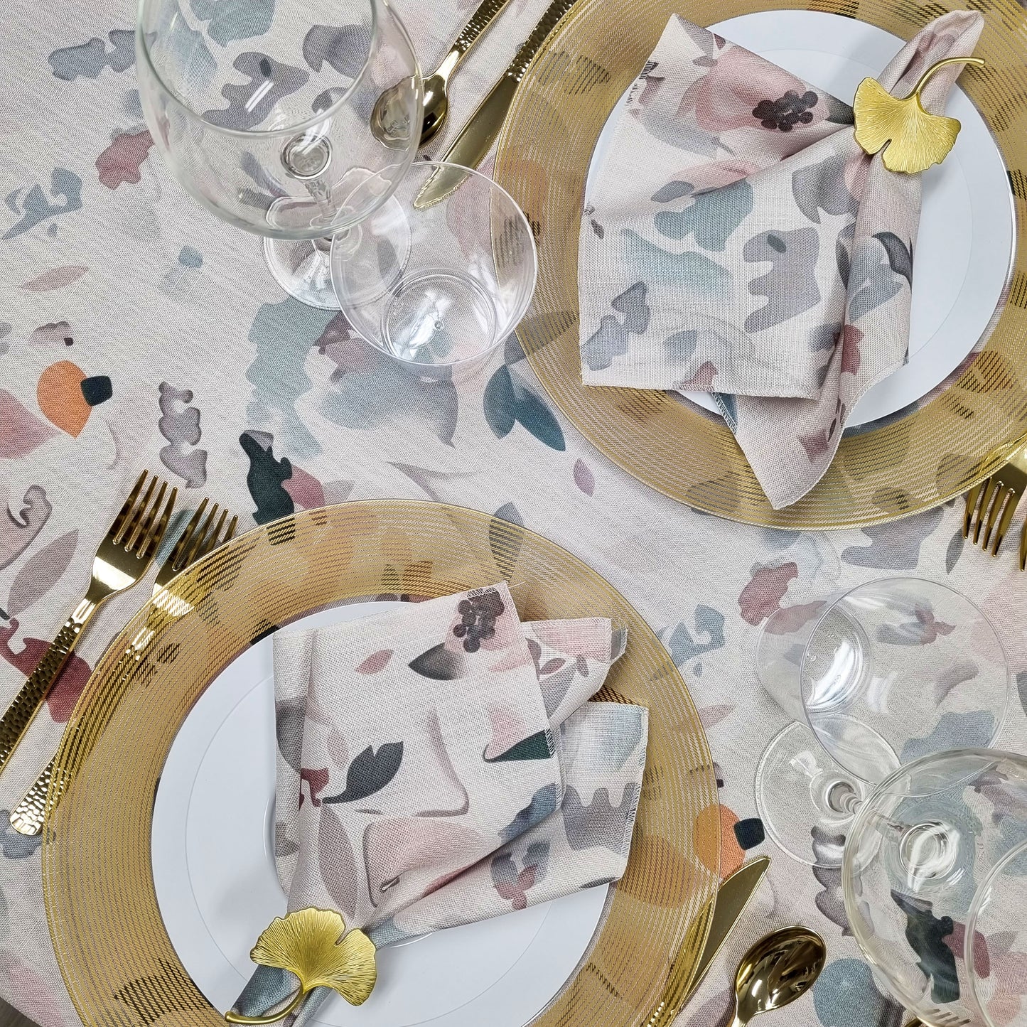 Pastel Print Tablecloth