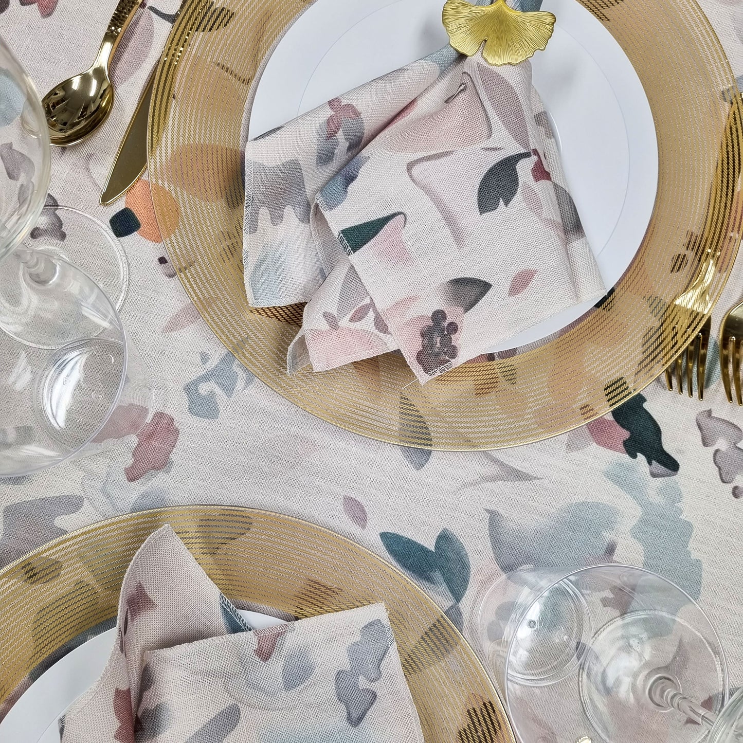 Pastel Print Tablecloth