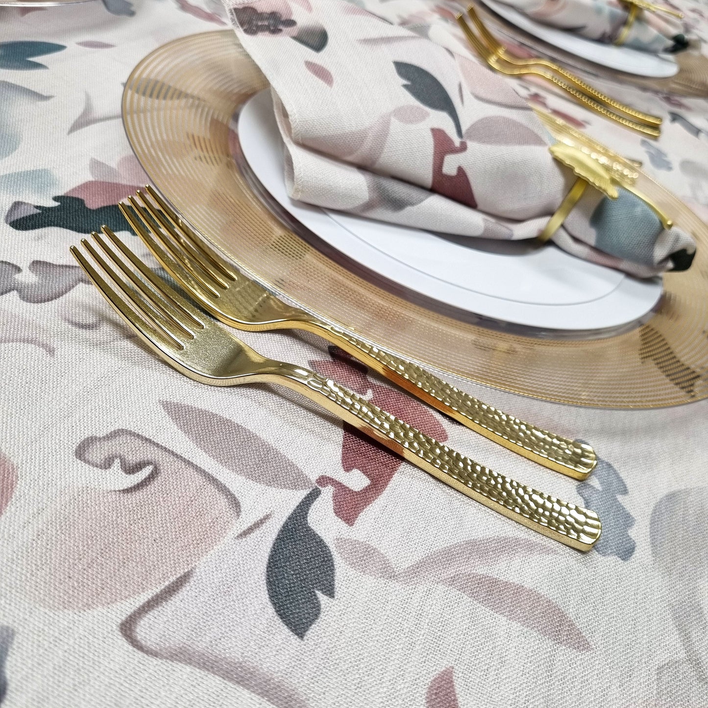 Pastel Print Tablecloth