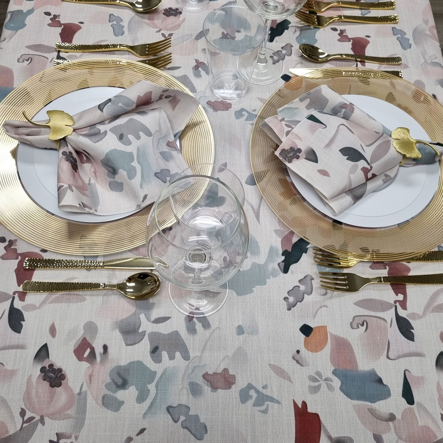 Pastel Print Tablecloth