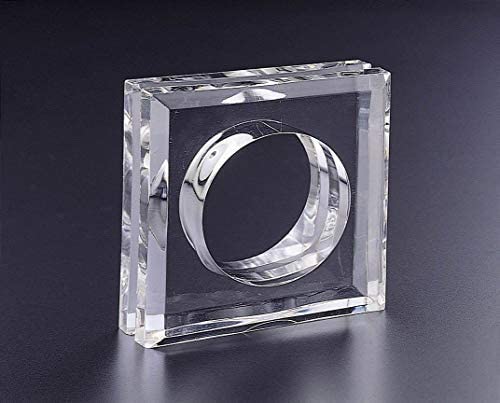 Lucite Napkin Rings - Set Of 6