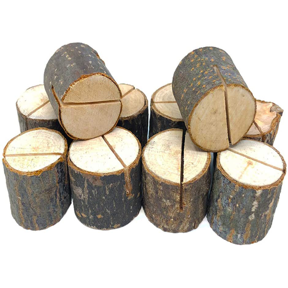Wooden Place Card Holders - Set Of 6