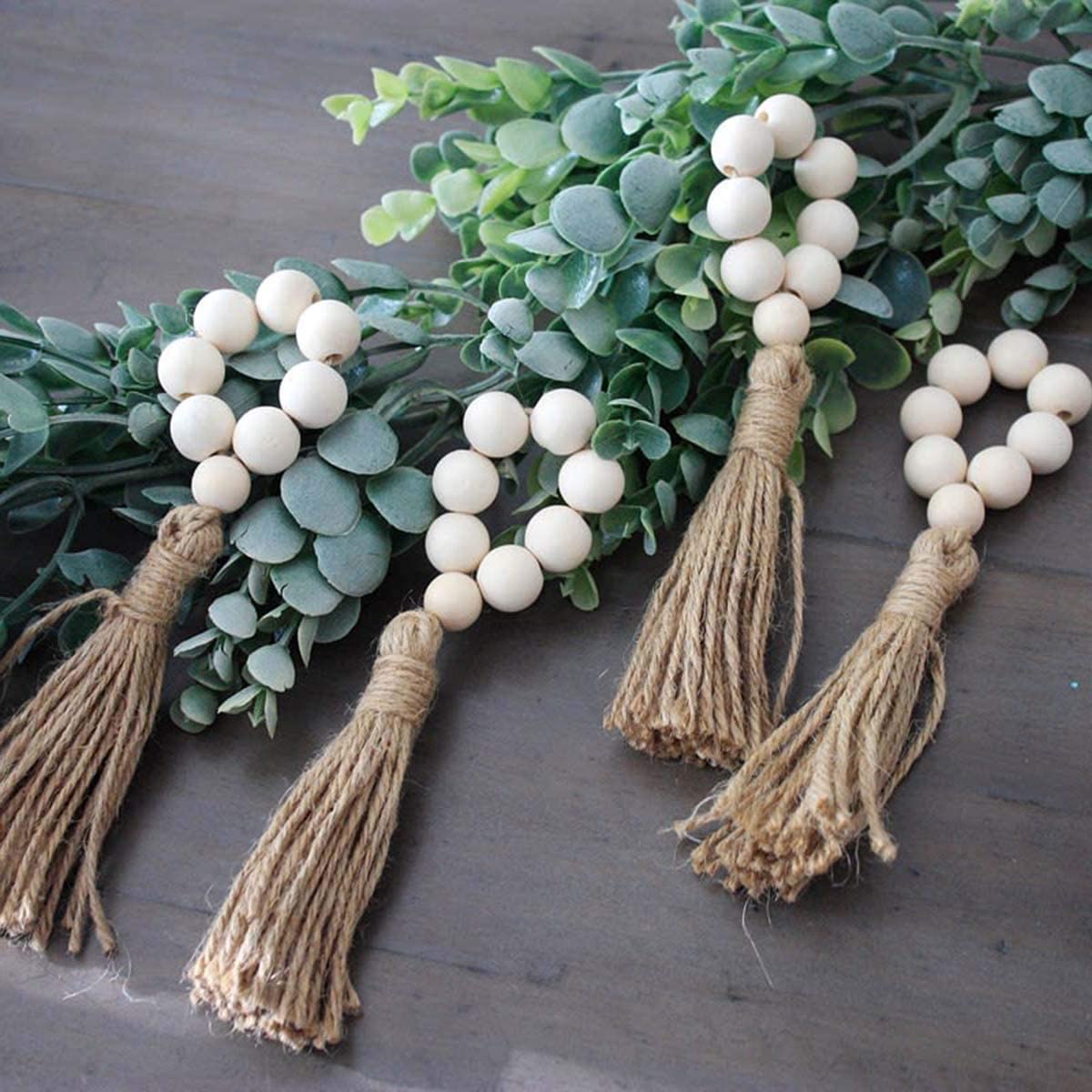 Tassles Napkin Rings - Set Of 6